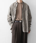 画像をギャラリービューアに読み込む, ssstein(シュタイン)のSUVIN COTTON BASIC LS TEE - KHAKIの公式通販サイトsession福岡セレクトショップ
