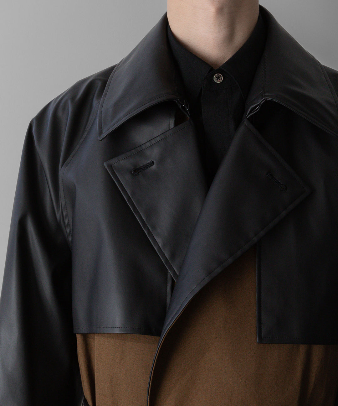 【stein】シュタイン24ss  CONTRAST SINGLE BREASTED WIDE LAPELS COAT - CAMEL sessionセッション福岡セレクトショップ 公式通販サイト