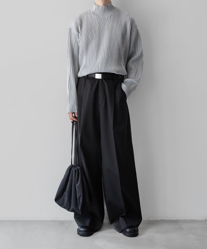 ssstein(シュタイン)のOBLIQUE PATTERNED KNIT LSのGREY公式通販サイトsession福岡セレクトショップ