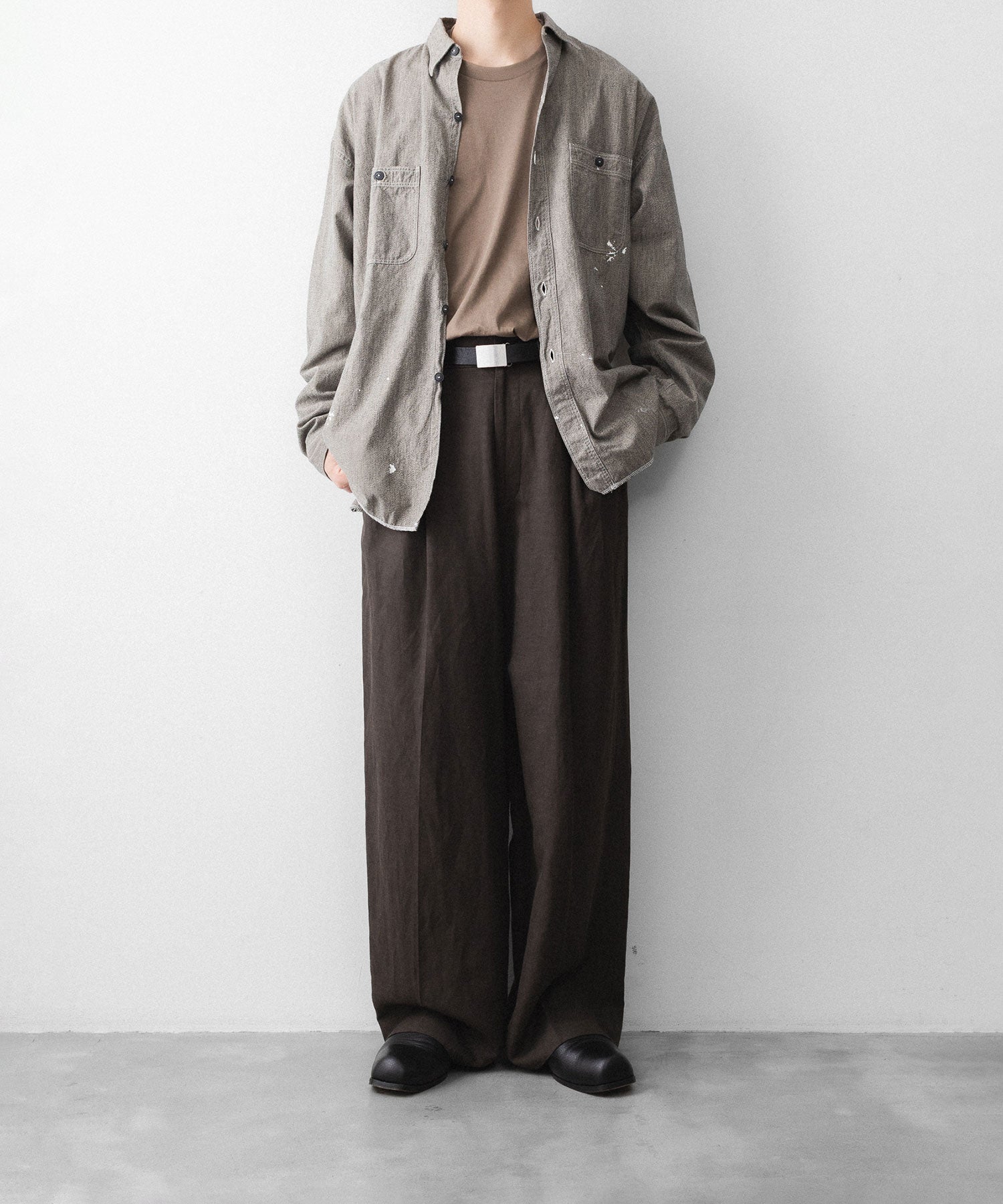 ssstein / シュタイン】SUVIN COTTON BASIC LS TEE - KHAKI | 公式通販