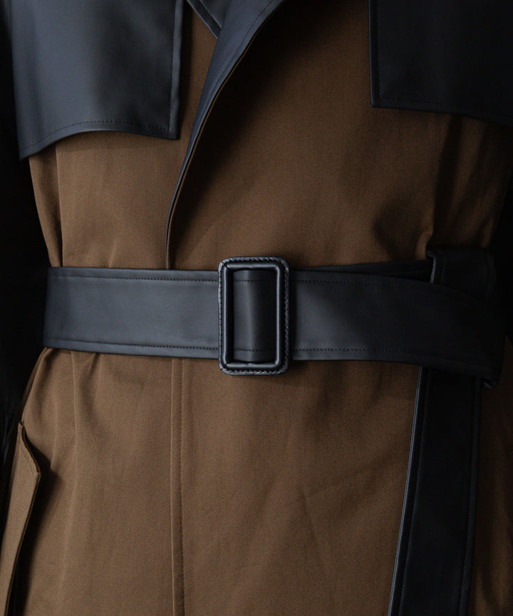 【stein】シュタイン24ss  CONTRAST SINGLE BREASTED WIDE LAPELS COAT - CAMEL sessionセッション福岡セレクトショップ 公式通販サイト