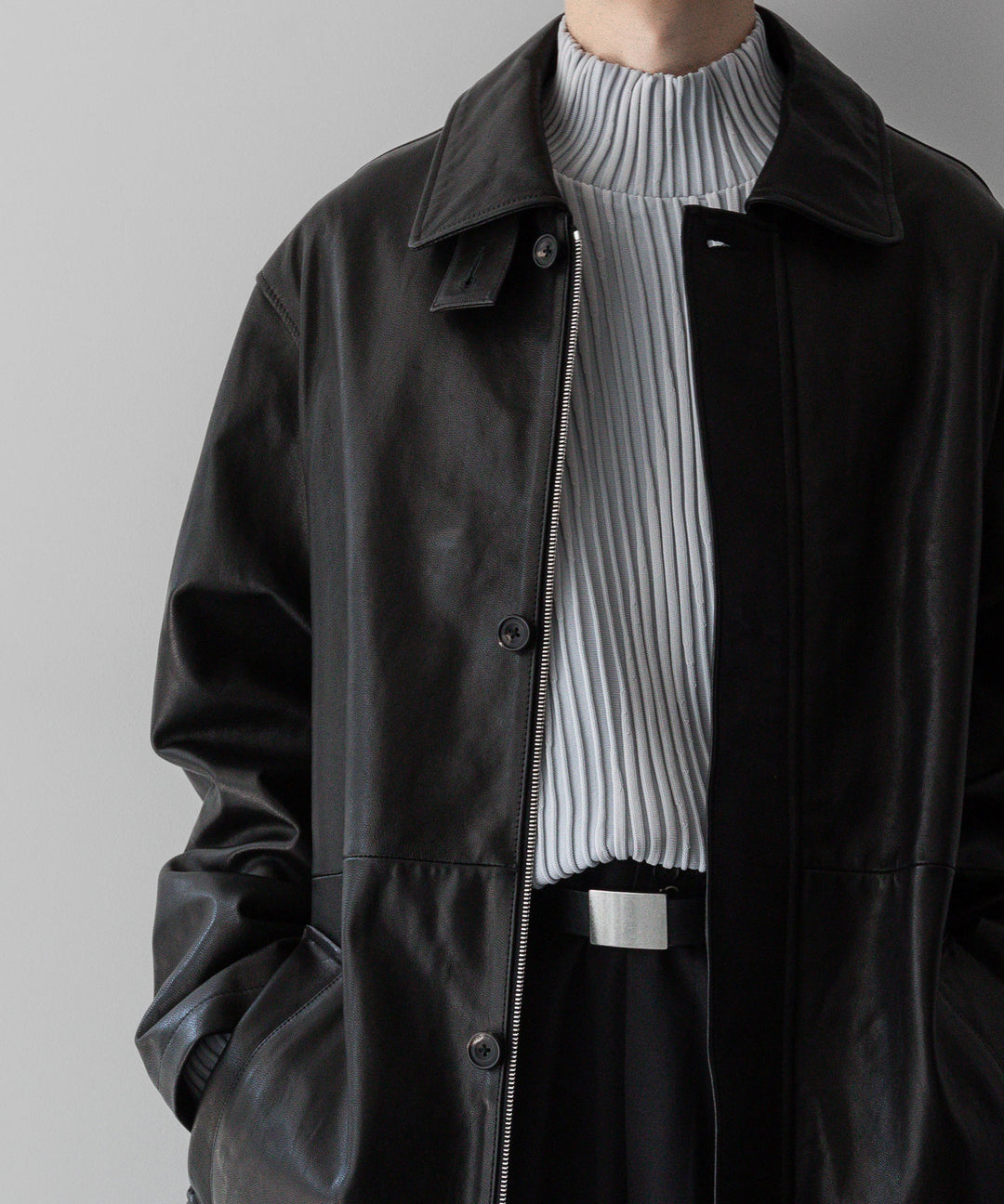 ssstein(シュタイン)のOBLIQUE PATTERNED KNIT LSのGREY公式通販サイトsession福岡セレクトショップ