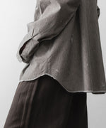 画像をギャラリービューアに読み込む, INTÉRIM - インテリムのMILK PAINT VINTAGE WASH BLACK SHUTTLE CHAMBRAY HYPER BIG US NAVY WORK SHIRT TYPE2のGRAY公式通販サイトsession福岡セレクトショップ

