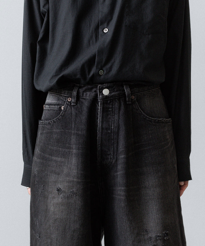 ssstein(シュタイン)のBAGGY DENIM SHORTS - BLACKの公式通販サイトsession福岡セレクトショップ