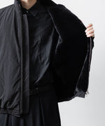 画像をギャラリービューアに読み込む, ssstein(シュタイン)のMOUTON INNER REVERSIBLE PADDED JACKET - BLACK × BLACKの公式通販サイトsession福岡セレクトショップ
