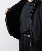 画像をギャラリービューアに読み込む, ssstein(シュタイン)のMOUTON INNER REVERSIBLE PADDED JACKET - BLACK × BLACKの公式通販サイトsession福岡セレクトショップ
