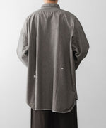 画像をギャラリービューアに読み込む, INTÉRIM - インテリムのMILK PAINT VINTAGE WASH BLACK SHUTTLE CHAMBRAY HYPER BIG US NAVY WORK SHIRT TYPE2のGRAY公式通販サイトsession福岡セレクトショップ
