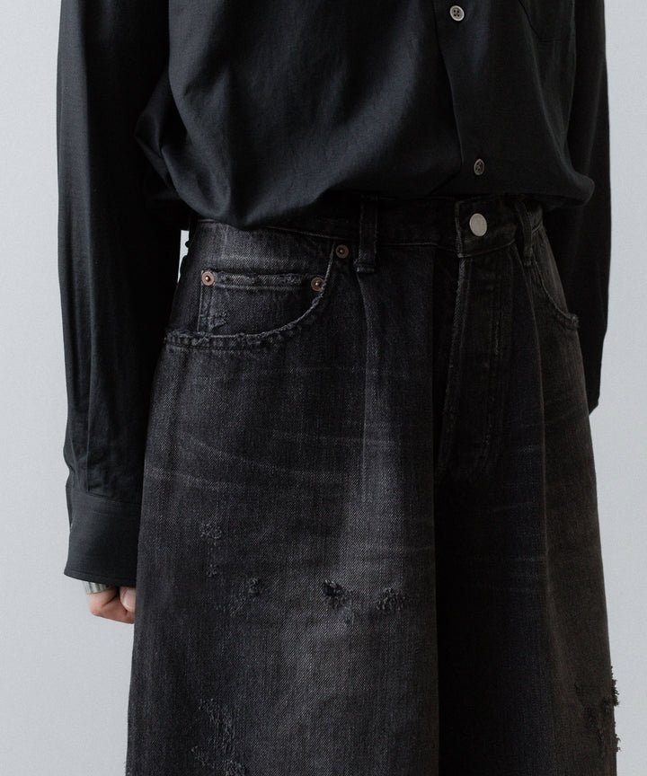 ssstein(シュタイン)のBAGGY DENIM SHORTS - BLACKの公式通販サイトsession福岡セレクトショップ