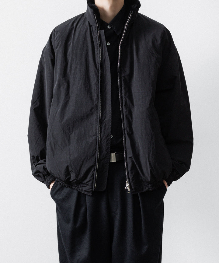 ssstein(シュタイン)のMOUTON INNER REVERSIBLE PADDED JACKET - BLACK × BLACKの公式通販サイトsession福岡セレクトショップ