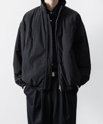 画像をギャラリービューアに読み込む, ssstein(シュタイン)のMOUTON INNER REVERSIBLE PADDED JACKET - BLACK × BLACKの公式通販サイトsession福岡セレクトショップ
