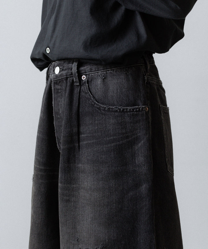 ssstein(シュタイン)のBAGGY DENIM SHORTS - BLACKの公式通販サイトsession福岡セレクトショップ