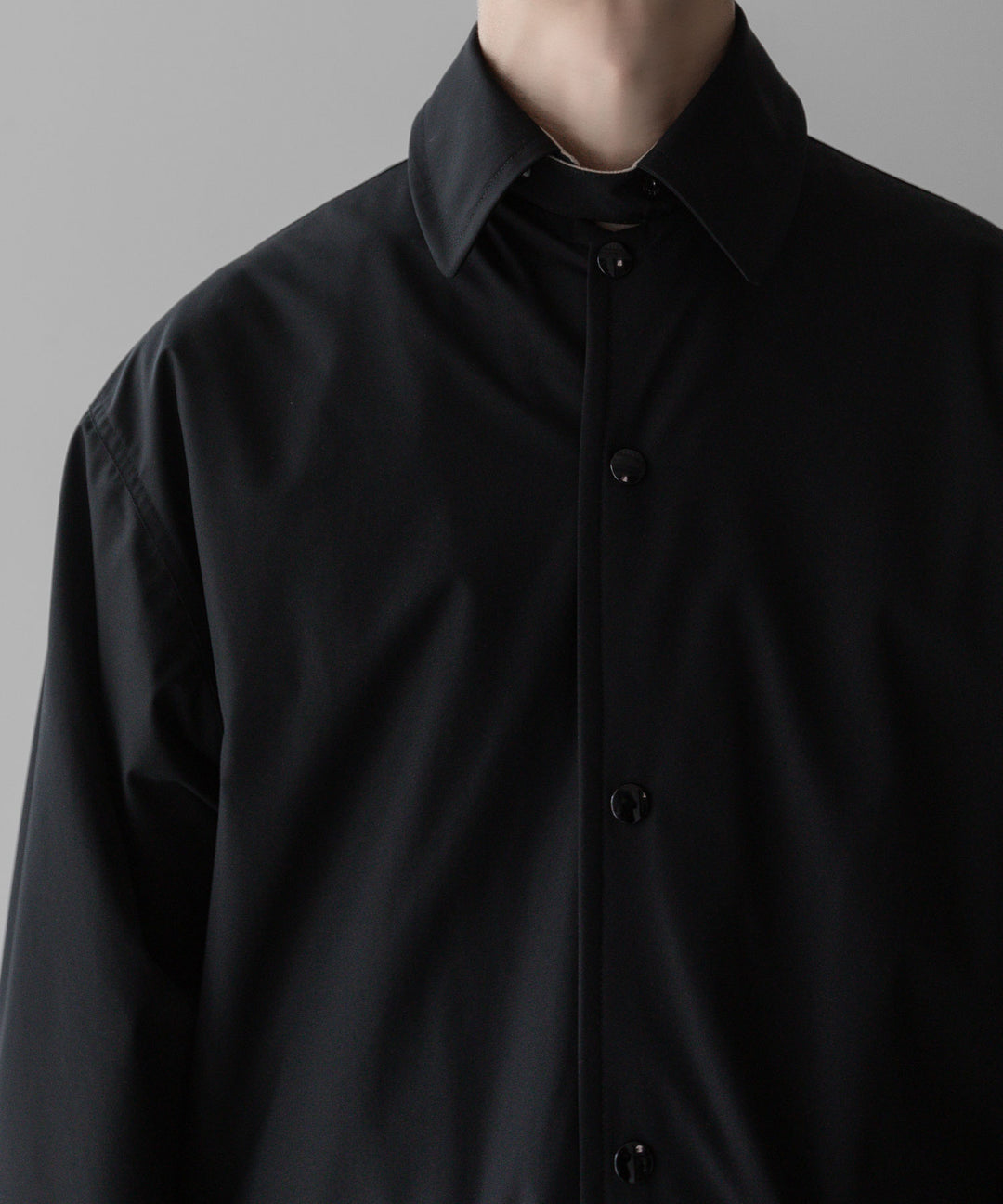 INTÉRIM - インテリムのHYPER BIG DERMIZAX WATER PROOF COACH JACKET - BLACK 公式通販サイトsession福岡セレクトショップ