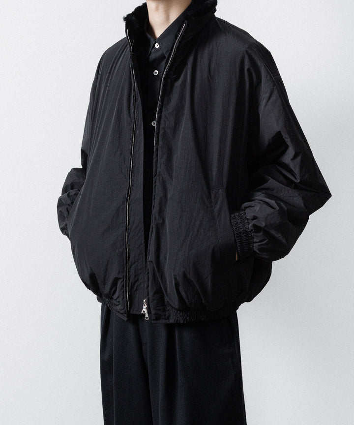 ssstein(シュタイン)のMOUTON INNER REVERSIBLE PADDED JACKET - BLACK × BLACKの公式通販サイトsession福岡セレクトショップ