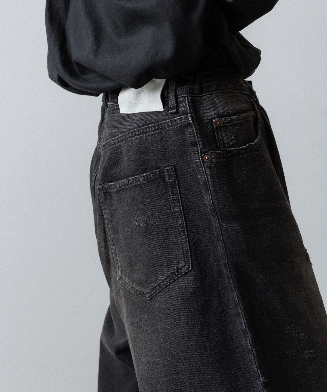 ssstein(シュタイン)のBAGGY DENIM SHORTS - BLACKの公式通販サイトsession福岡セレクトショップ
