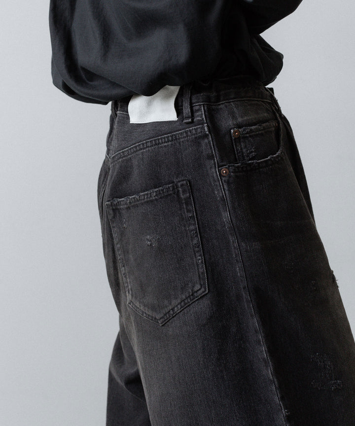 ssstein(シュタイン)のBAGGY DENIM SHORTS - BLACKの公式通販サイトsession福岡セレクトショップ