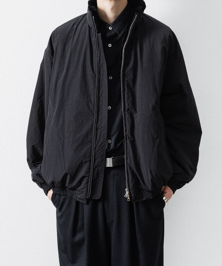 ssstein(シュタイン)のMOUTON INNER REVERSIBLE PADDED JACKET - BLACK × BLACKの公式通販サイトsession福岡セレクトショップ