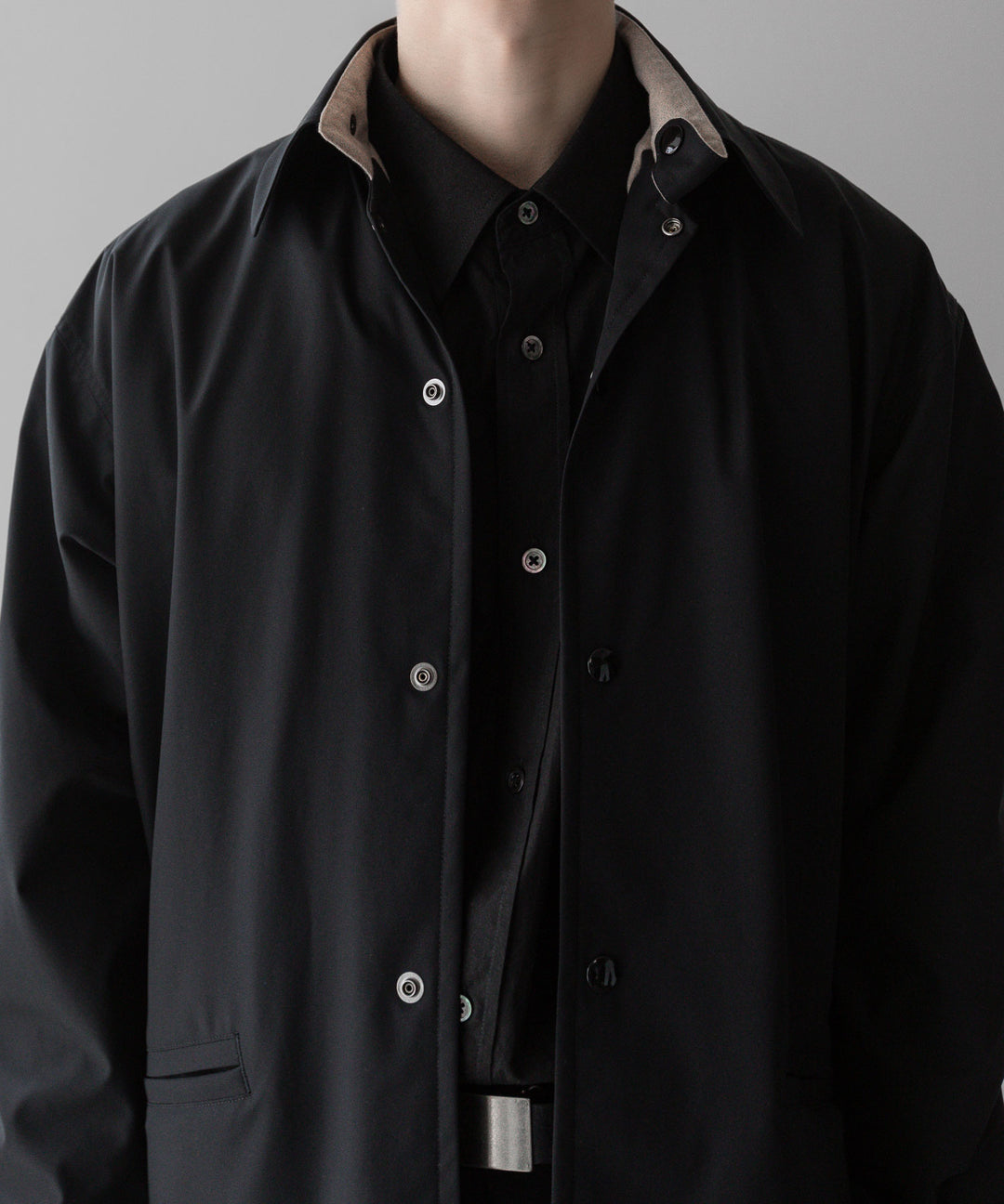 INTÉRIM - インテリムのHYPER BIG DERMIZAX WATER PROOF COACH JACKET - BLACK 公式通販サイトsession福岡セレクトショップ