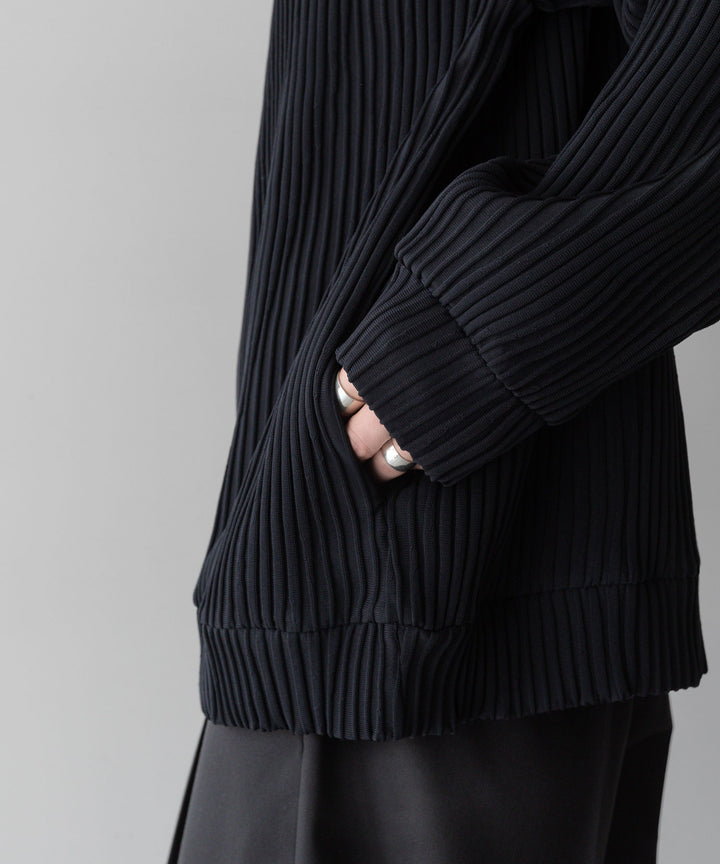 stein(シュタイン)の23AWコレクションOBLIQUE PATTERNED KNIT CARDIGANのBLACK sessionセッション福岡セレクトショップ 公式通販サイト