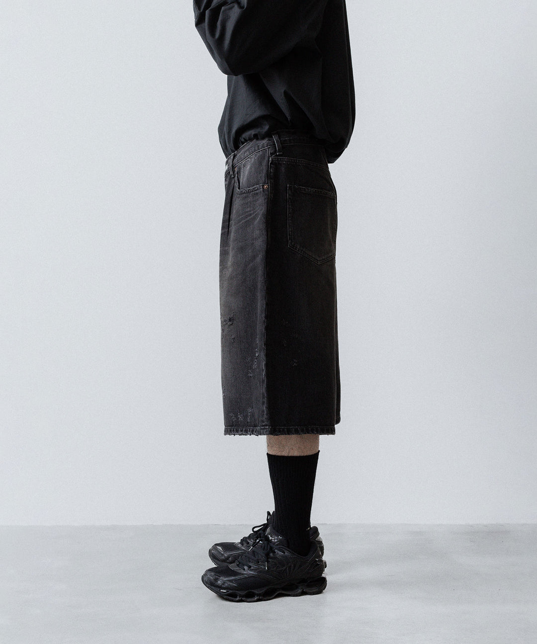 ssstein(シュタイン)のBAGGY DENIM SHORTS - BLACKの公式通販サイトsession福岡セレクトショップ