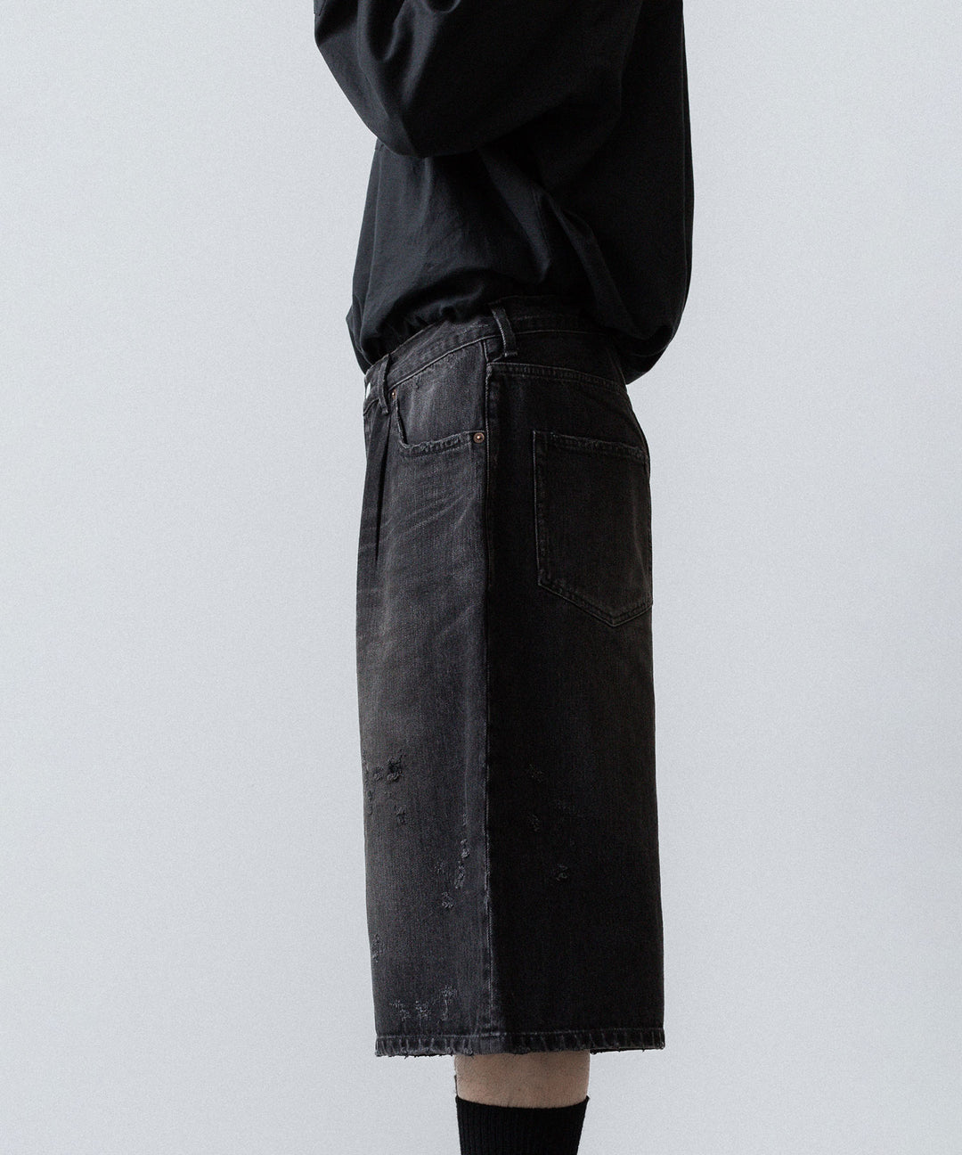 ssstein(シュタイン)のBAGGY DENIM SHORTS - BLACKの公式通販サイトsession福岡セレクトショップ