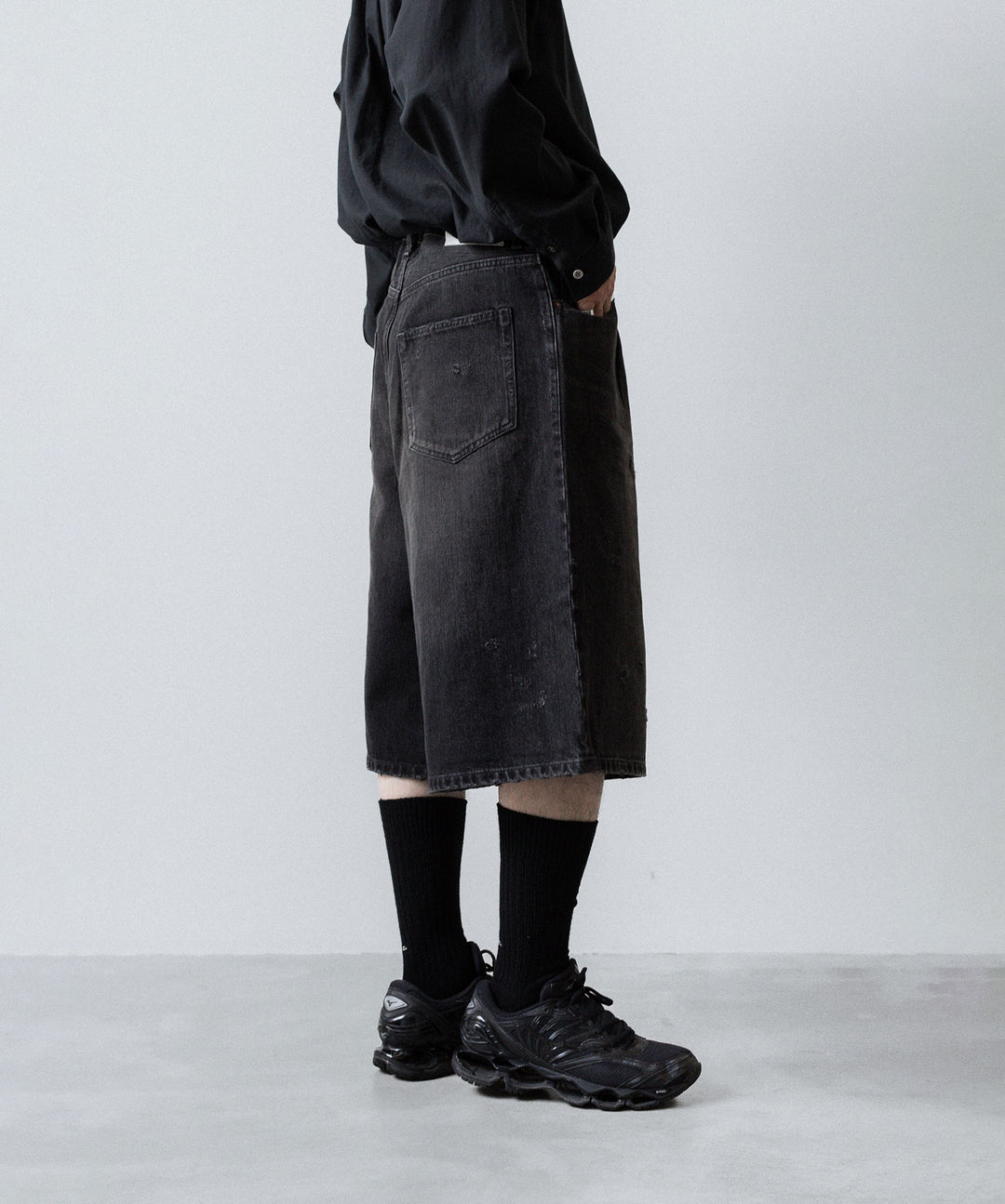 ssstein(シュタイン)のBAGGY DENIM SHORTS - BLACKの公式通販サイトsession福岡セレクトショップ