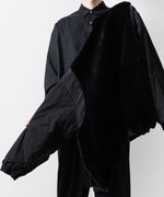 画像をギャラリービューアに読み込む, ssstein(シュタイン)のMOUTON INNER REVERSIBLE PADDED JACKET - BLACK × BLACKの公式通販サイトsession福岡セレクトショップ
