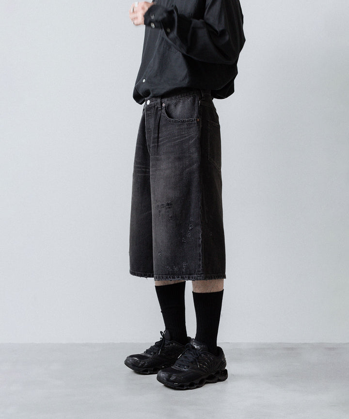 ssstein(シュタイン)のBAGGY DENIM SHORTS - BLACKの公式通販サイトsession福岡セレクトショップ