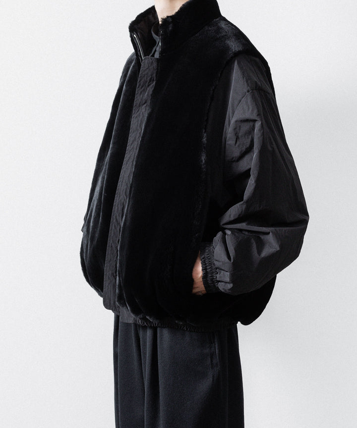 ssstein(シュタイン)のMOUTON INNER REVERSIBLE PADDED JACKET - BLACK × BLACKの公式通販サイトsession福岡セレクトショップ