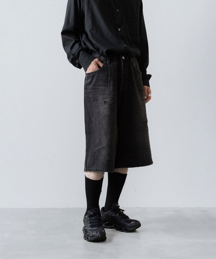 ssstein(シュタイン)のBAGGY DENIM SHORTS - BLACKの公式通販サイトsession福岡セレクトショップ