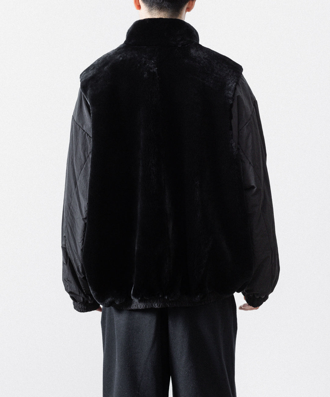 ssstein(シュタイン)のMOUTON INNER REVERSIBLE PADDED JACKET - BLACK × BLACKの公式通販サイトsession福岡セレクトショップ