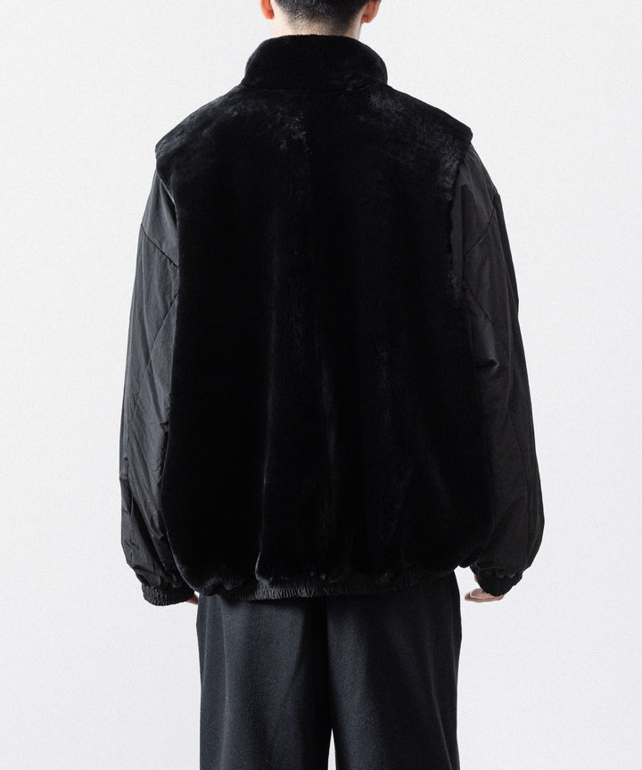 ssstein(シュタイン)のMOUTON INNER REVERSIBLE PADDED JACKET - BLACK × BLACKの公式通販サイトsession福岡セレクトショップ