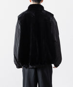 画像をギャラリービューアに読み込む, ssstein(シュタイン)のMOUTON INNER REVERSIBLE PADDED JACKET - BLACK × BLACKの公式通販サイトsession福岡セレクトショップ
