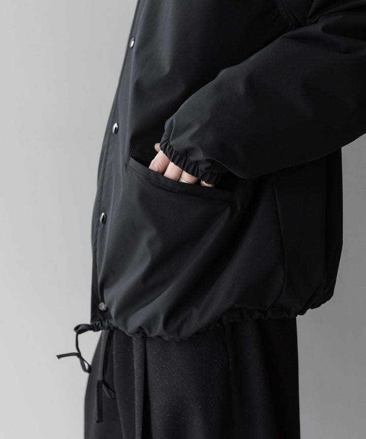 INTÉRIM - インテリムのHYPER BIG DERMIZAX WATER PROOF COACH JACKET - BLACK 公式通販サイトsession福岡セレクトショップ
