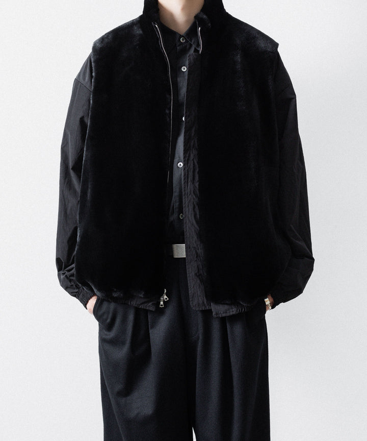ssstein(シュタイン)のMOUTON INNER REVERSIBLE PADDED JACKET - BLACK × BLACKの公式通販サイトsession福岡セレクトショップ