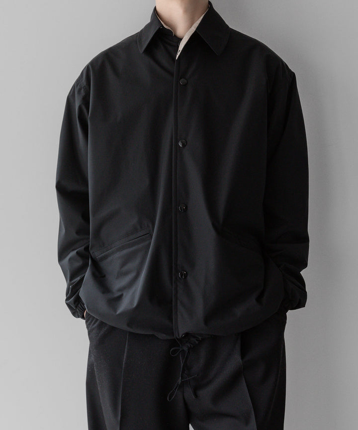 INTÉRIM - インテリムのHYPER BIG DERMIZAX WATER PROOF COACH JACKET - BLACK 公式通販サイトsession福岡セレクトショップ