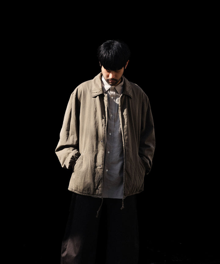 ssstein(シュタイン)のCOTTON RAYON VINTAGE COACH JACKET - BEIGEの公式通販サイトsession福岡セレクトショップ