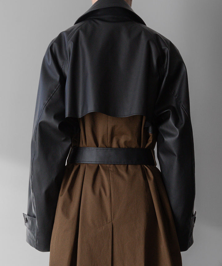 【stein】シュタイン24ss  CONTRAST SINGLE BREASTED WIDE LAPELS COAT - CAMEL sessionセッション福岡セレクトショップ 公式通販サイト