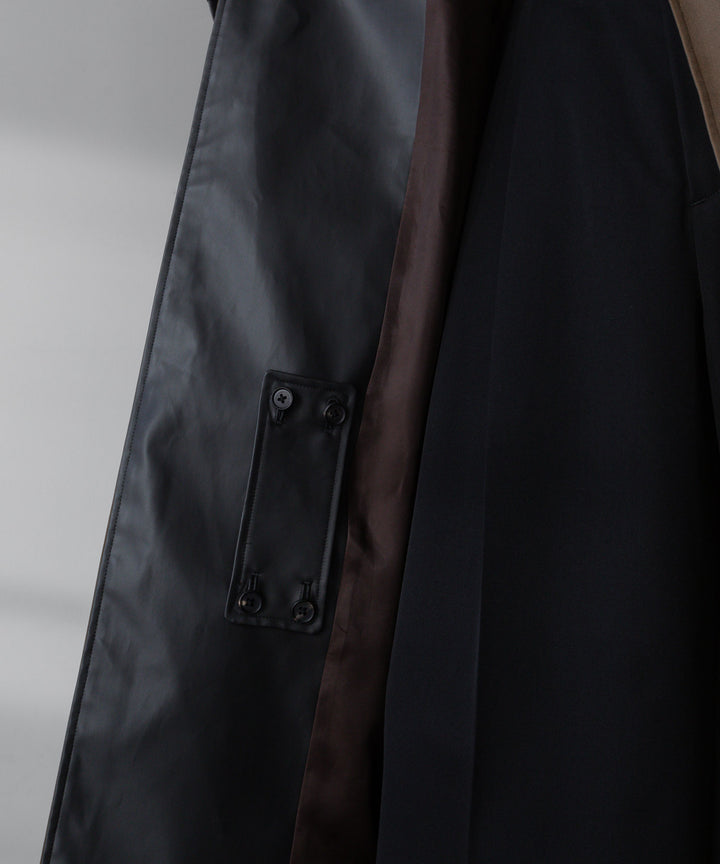 【stein】シュタイン24ss  CONTRAST SINGLE BREASTED WIDE LAPELS COAT - CAMEL sessionセッション福岡セレクトショップ 公式通販サイト