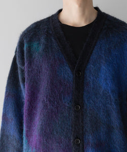 stein(シュタイン)の23AWコレクションGRADATION MOHAIR CARDIGANのBLUE BLACKstein(シュタイン)の23AWコレクションGRADATION MOHAIR CARDIGANのBLUE BLACK