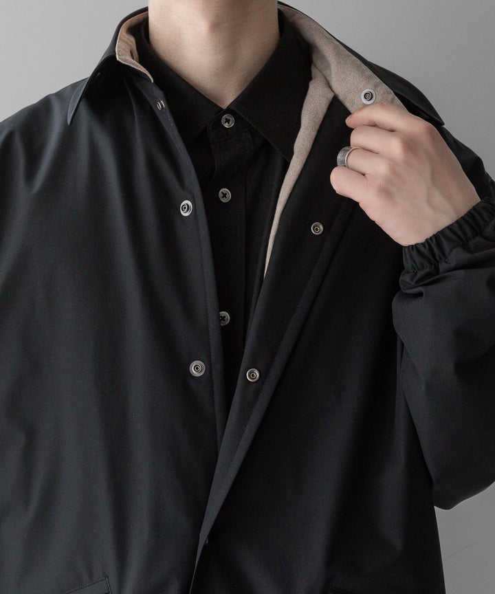 INTÉRIM - インテリムのHYPER BIG DERMIZAX WATER PROOF COACH JACKET - BLACK 公式通販サイトsession福岡セレクトショップ