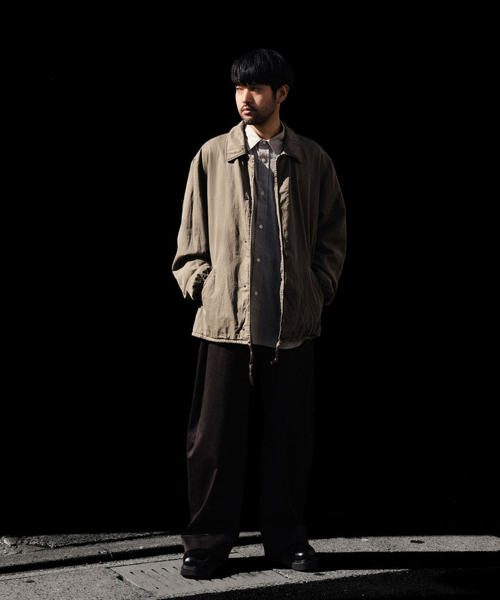 ssstein(シュタイン)のCOTTON SATIN ROUND PANTS - DARK BROWNの公式通販サイトsession福岡セレクトショップ