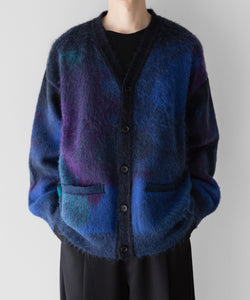 stein(シュタイン)の23AWコレクションGRADATION MOHAIR CARDIGANのBLUE BLACKstein(シュタイン)の23AWコレクションGRADATION MOHAIR CARDIGANのBLUE BLACK