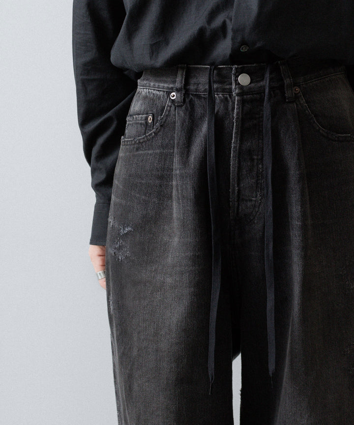 ssstein(シュタイン)のBAGGY DENIM JEANS - BLACKの公式通販サイトsession福岡セレクトショップ