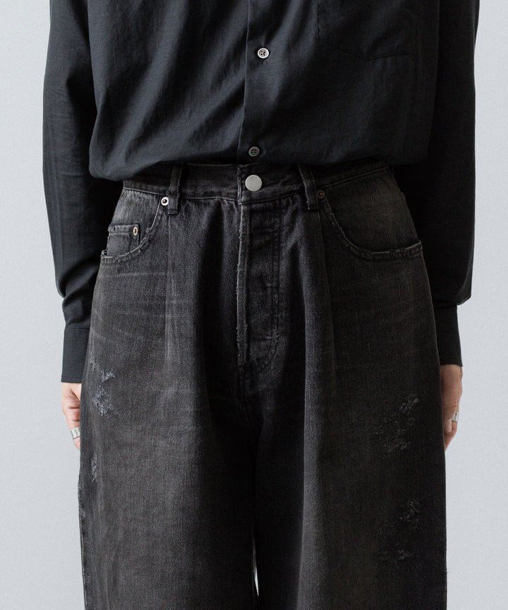 ssstein(シュタイン)のBAGGY DENIM JEANS - BLACKの公式通販サイトsession福岡セレクトショップ