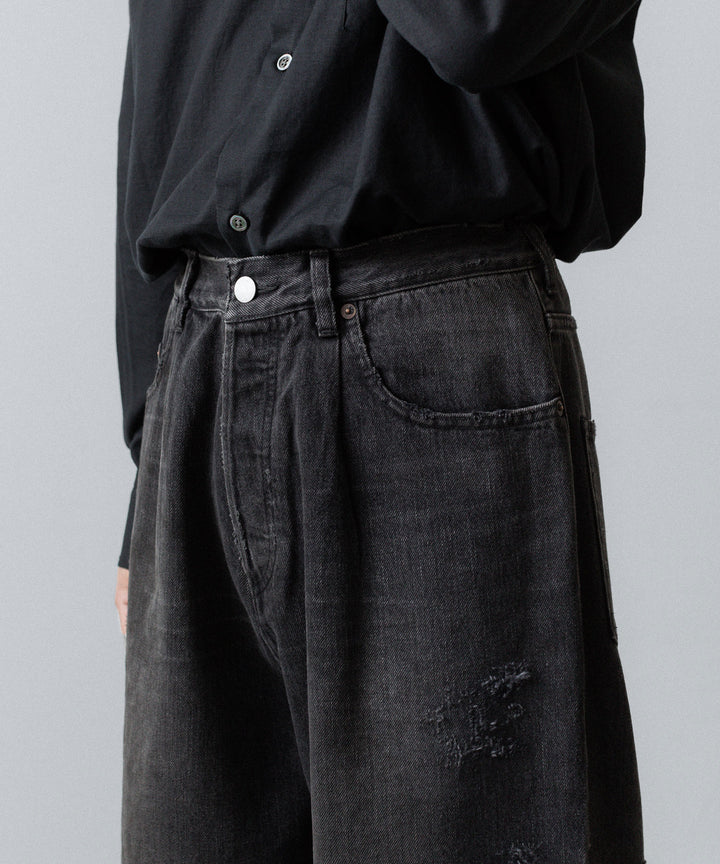 ssstein(シュタイン)のBAGGY DENIM JEANS - BLACKの公式通販サイトsession福岡セレクトショップ