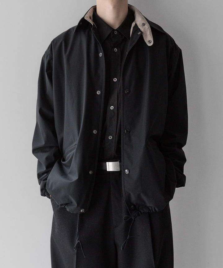 INTÉRIM - インテリムのHYPER BIG DERMIZAX WATER PROOF COACH JACKET - BLACK 公式通販サイトsession福岡セレクトショップ