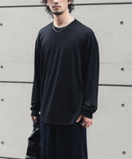 画像をギャラリービューアに読み込む, 【 WWW 】L/S OVERSIZED T-SHIRT - BLACK
