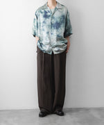画像をギャラリービューアに読み込む, UJOH - ウジョーのSLIT SLEEVE OPEN COLLAR SHIRTのLIGHT GRAY公式通販サイトsession福岡セレクトショップ
