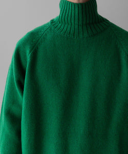 stein(シュタイン)の23AWコレクションEX FINE LAMBS LOOSE HIGH NECK KNIT LSのGREEN sessionセッション福岡セレクトショップ 公式通販サイト