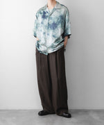 画像をギャラリービューアに読み込む, UJOH - ウジョーのSLIT SLEEVE OPEN COLLAR SHIRTのLIGHT GRAY公式通販サイトsession福岡セレクトショップ
